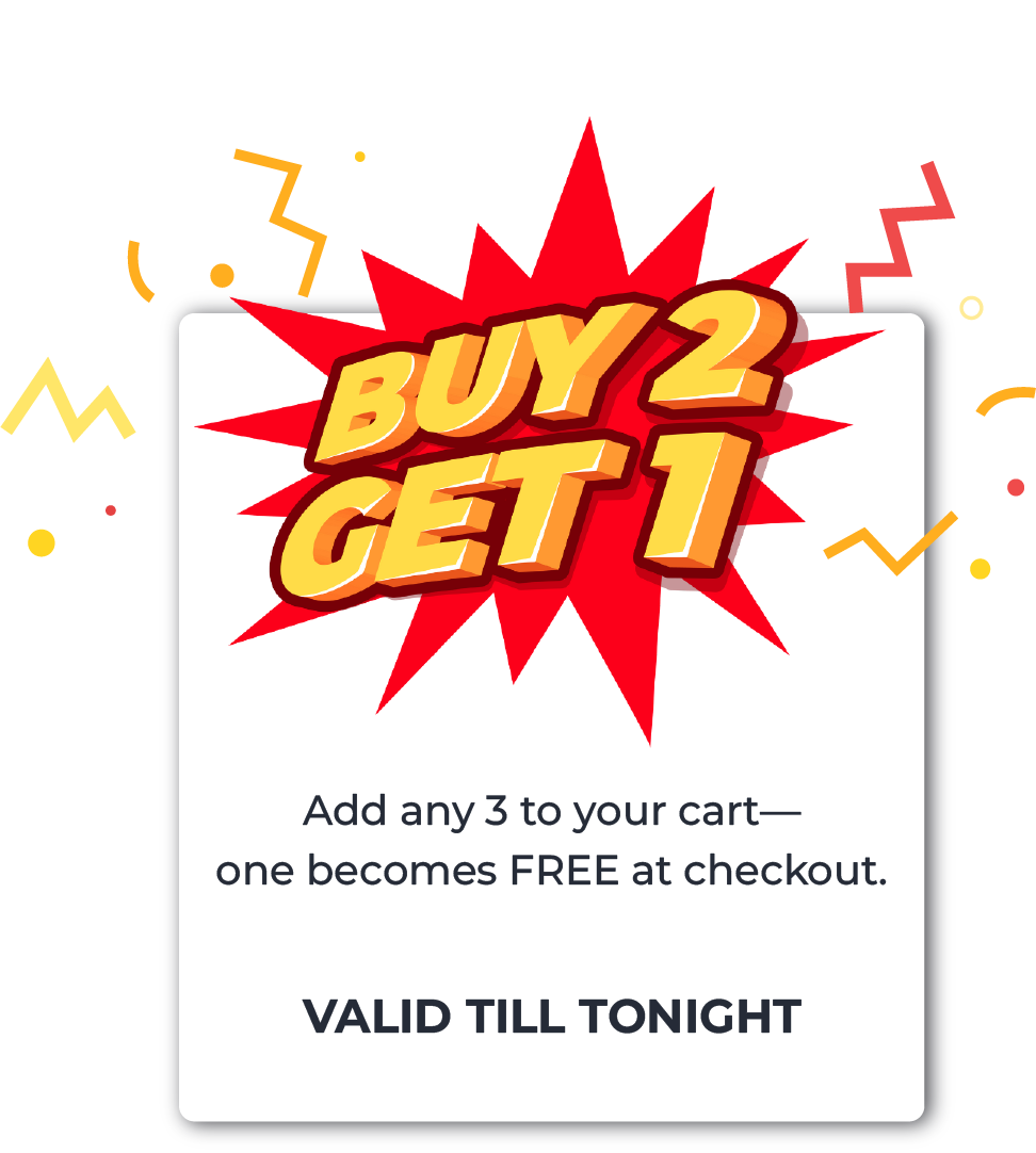 Buy 2 Get 1 Pop Up