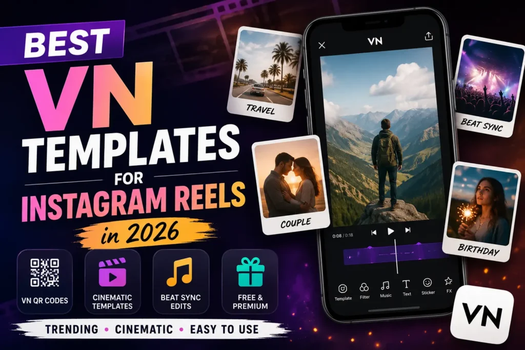 Best VN Templates for Instagram Reels in 2026