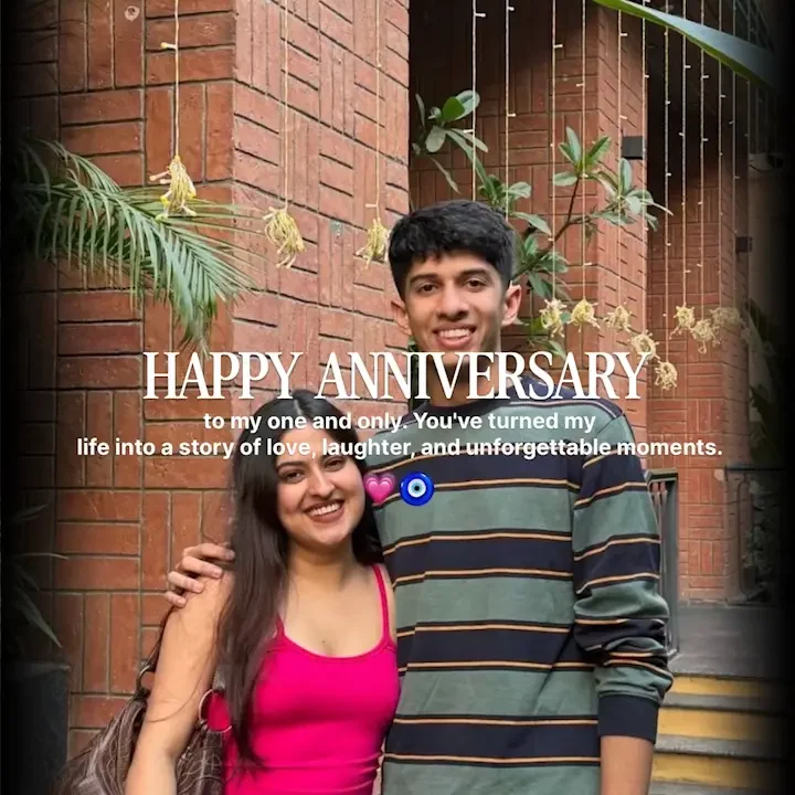 Nenjorathil Couple VN Template for Anniversary Reels
