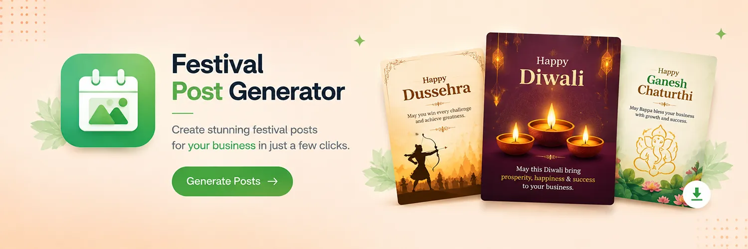 Business Festival Posts Generator
